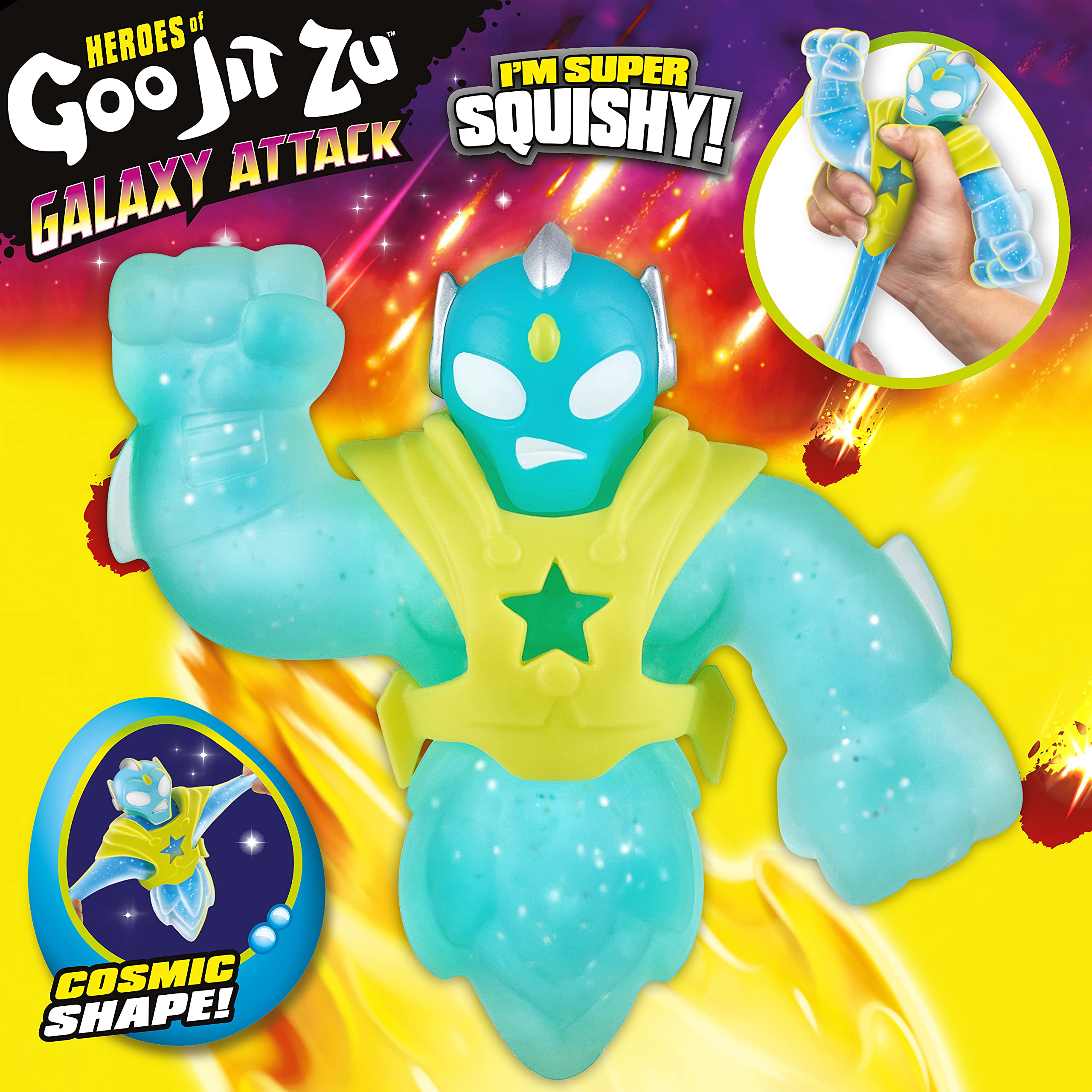 Galaxy Attack outer-space form-factor introduces a sci-fi hero for playtime.