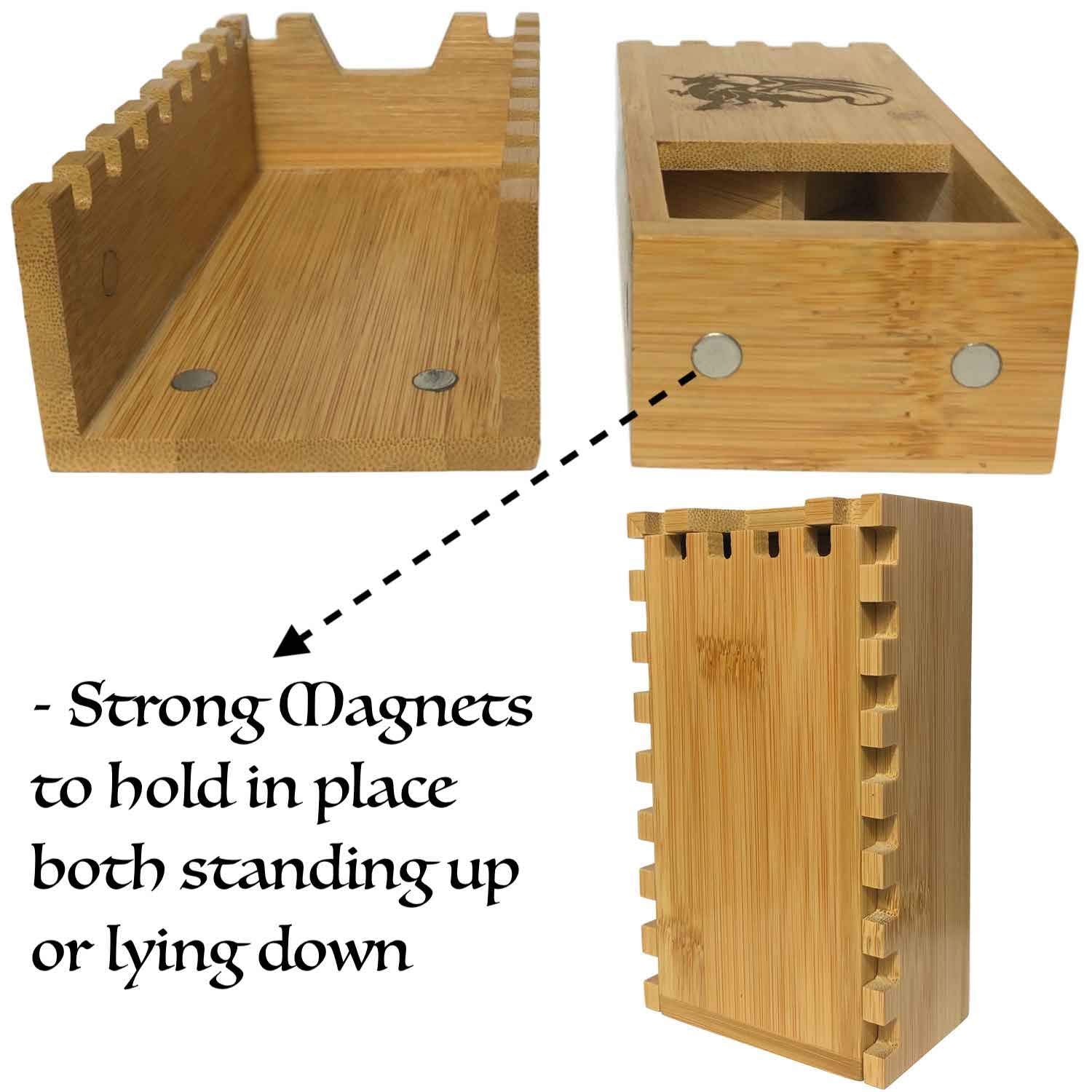 Galdor's Guild bamboo grain detail showcases craftsmanship and durable construction.