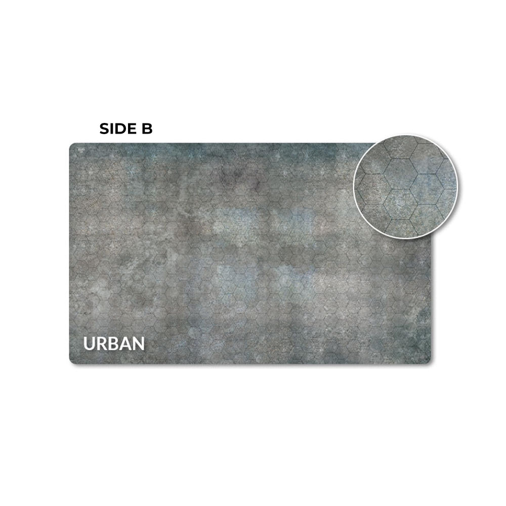 Gale Force Nine HexTech urban closeup texture emphasizes asphalt and debris