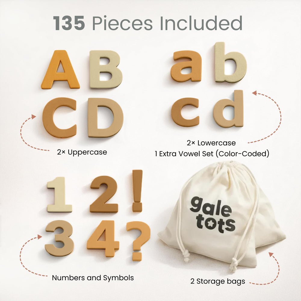 GALE TOTS magnetic numbers for counting and simple math play.