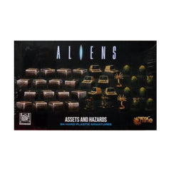 Gale Force Nine Aliens 3D Gaming Kit components on a game board, enhancing immersion.