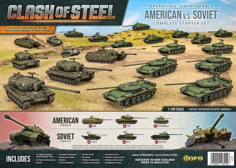 Gale Force Nine Clash of Steel tabletop setup close-up shows components.