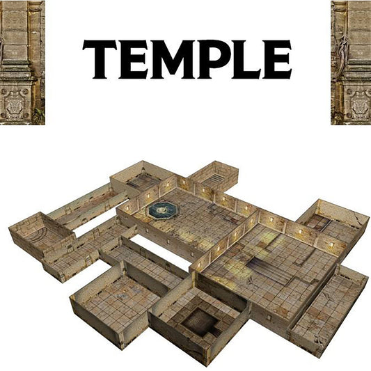 Gale Force Nine Tenfold Dungeon 3D terrain enhances atmospheric play.