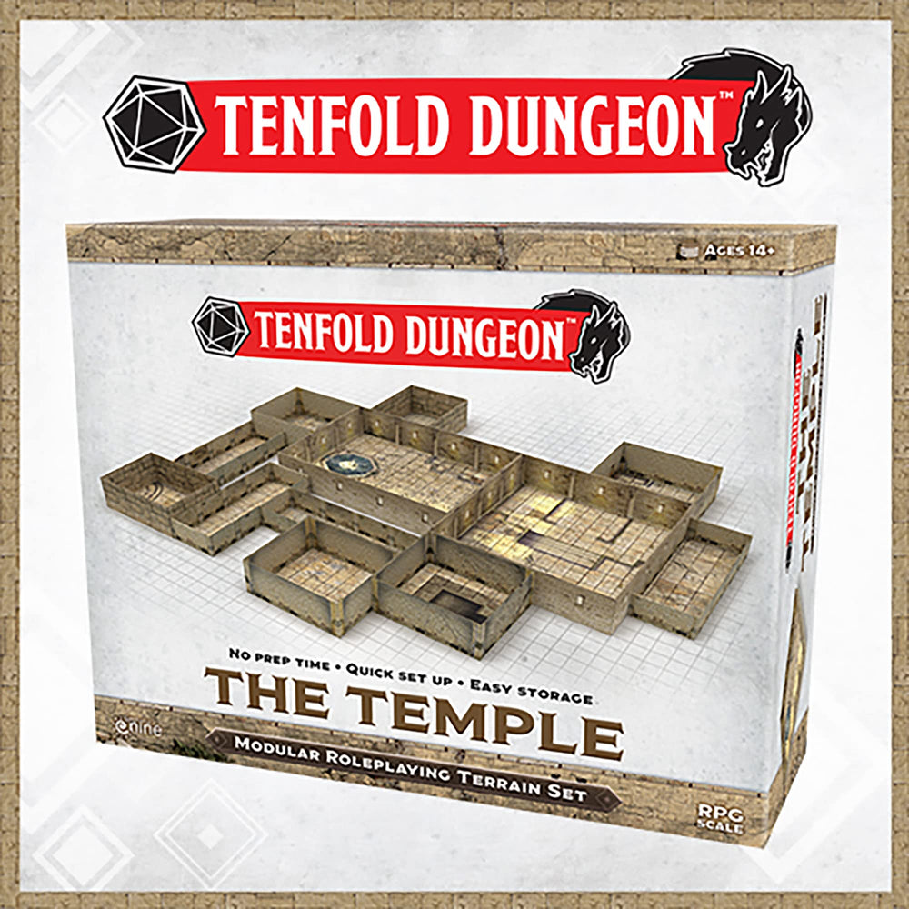 Gale Force Nine Tenfold Dungeon compact storage fits your gaming setup.