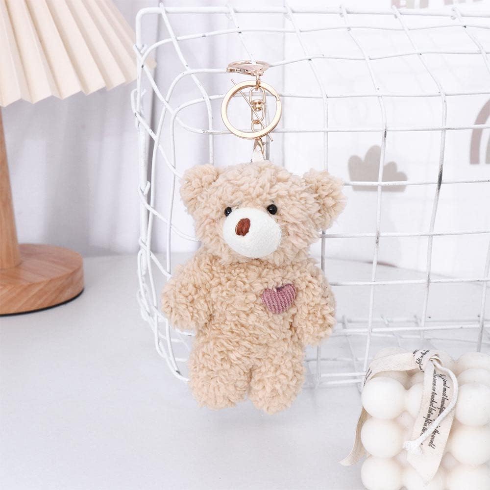 Galepromot soft cotton plush keychain with cuddly texture for on-the-go.