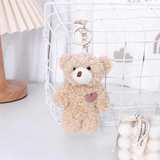 Galepromot soft cotton plush keychain with cuddly texture for on-the-go.