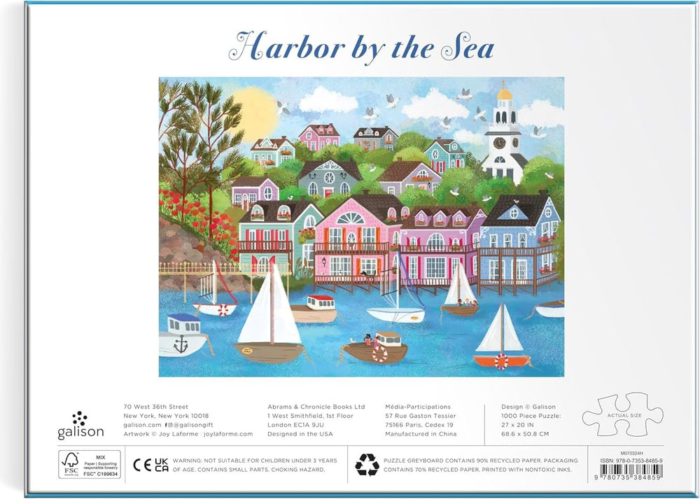 Galison 1000-piece puzzle assembly highlight sturdy pieces and vivid color