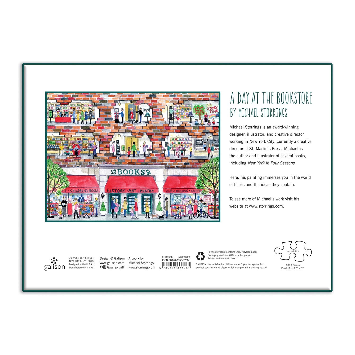 Galison brand since 1979 inspires daily life through art and puzzles