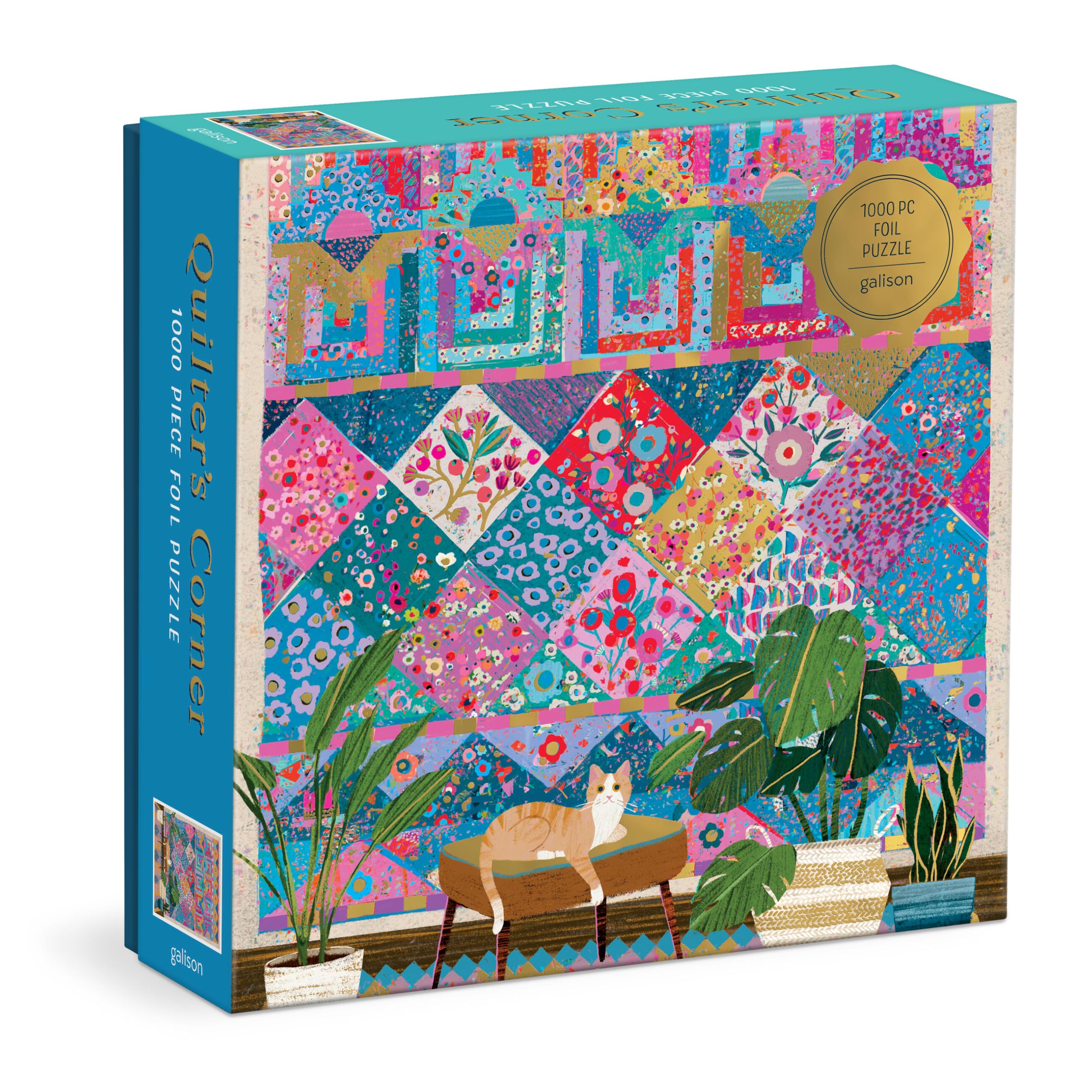 Galison Quilter's Corner by Victoria Ball—vibrant quilt artwork