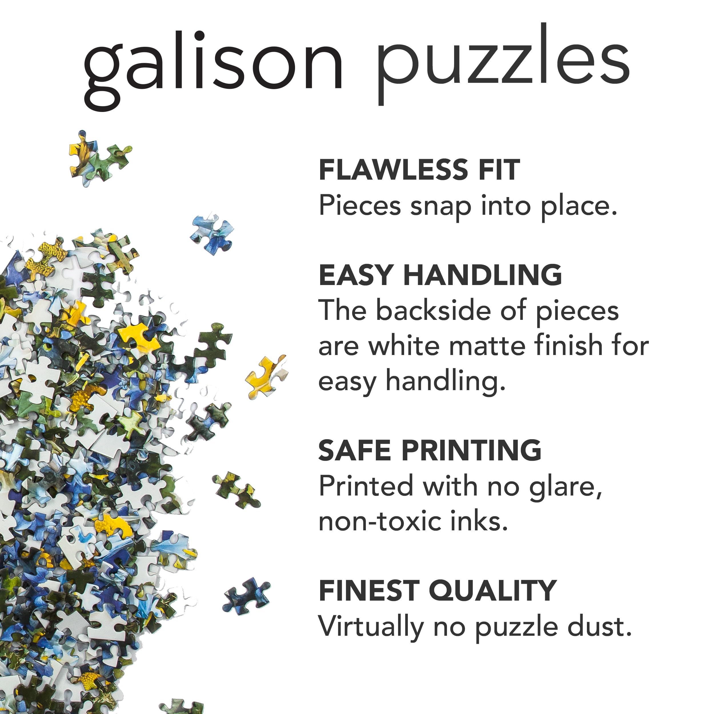 Galison Winter Lights gift idea for puzzle lovers and art fans.