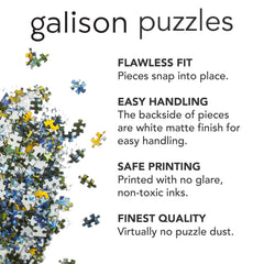 Galison Winter Lights gift idea for puzzle lovers and art fans.