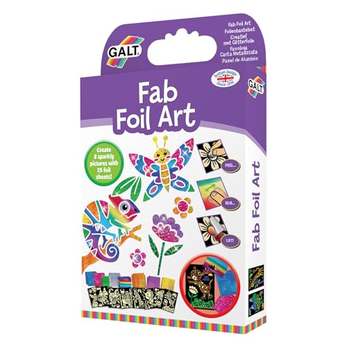 Galt Fab Foil Art color sheets in eight hues ready to shine.