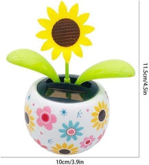 Galyacht solar dancing sunflower on desk adds playful energy to your workspace.