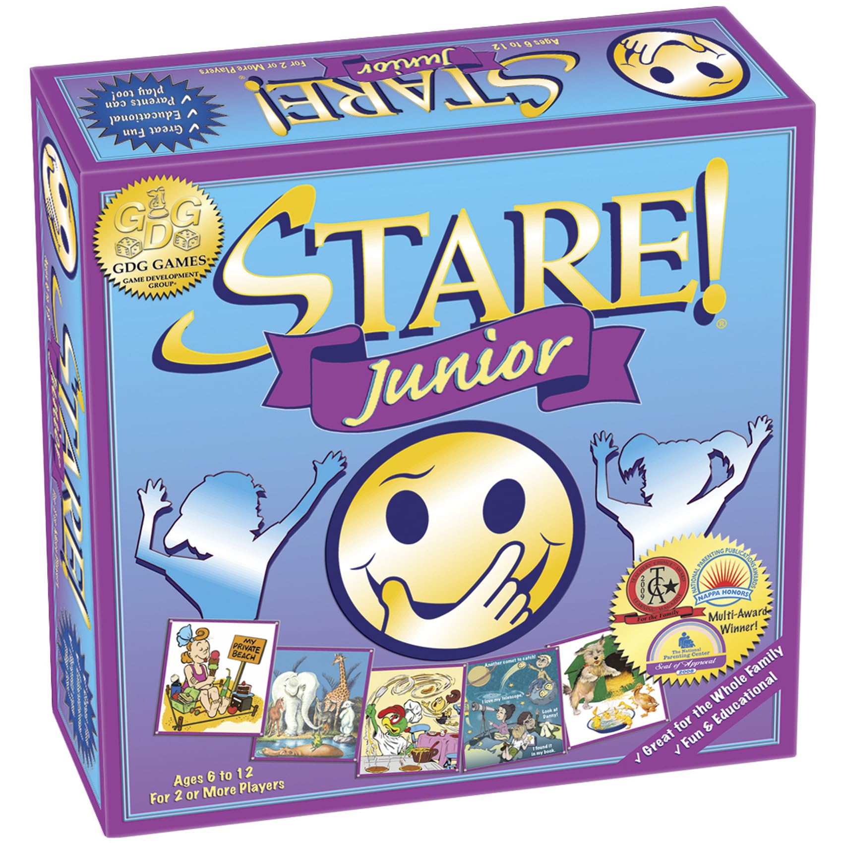 Stare Junior image card 1 by Game Development Group boosts visual recall through colorful scenes
