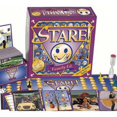 Stare by Game Development Group: quirky illustration card boosts quick observation skills.