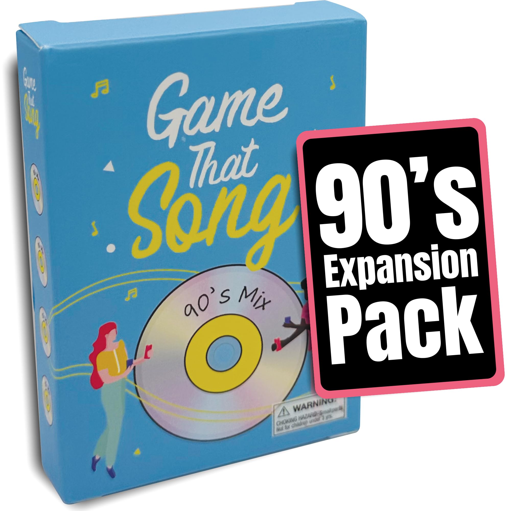 Game That Song 90s Expansion front cards for nostalgic, high-energy game nights