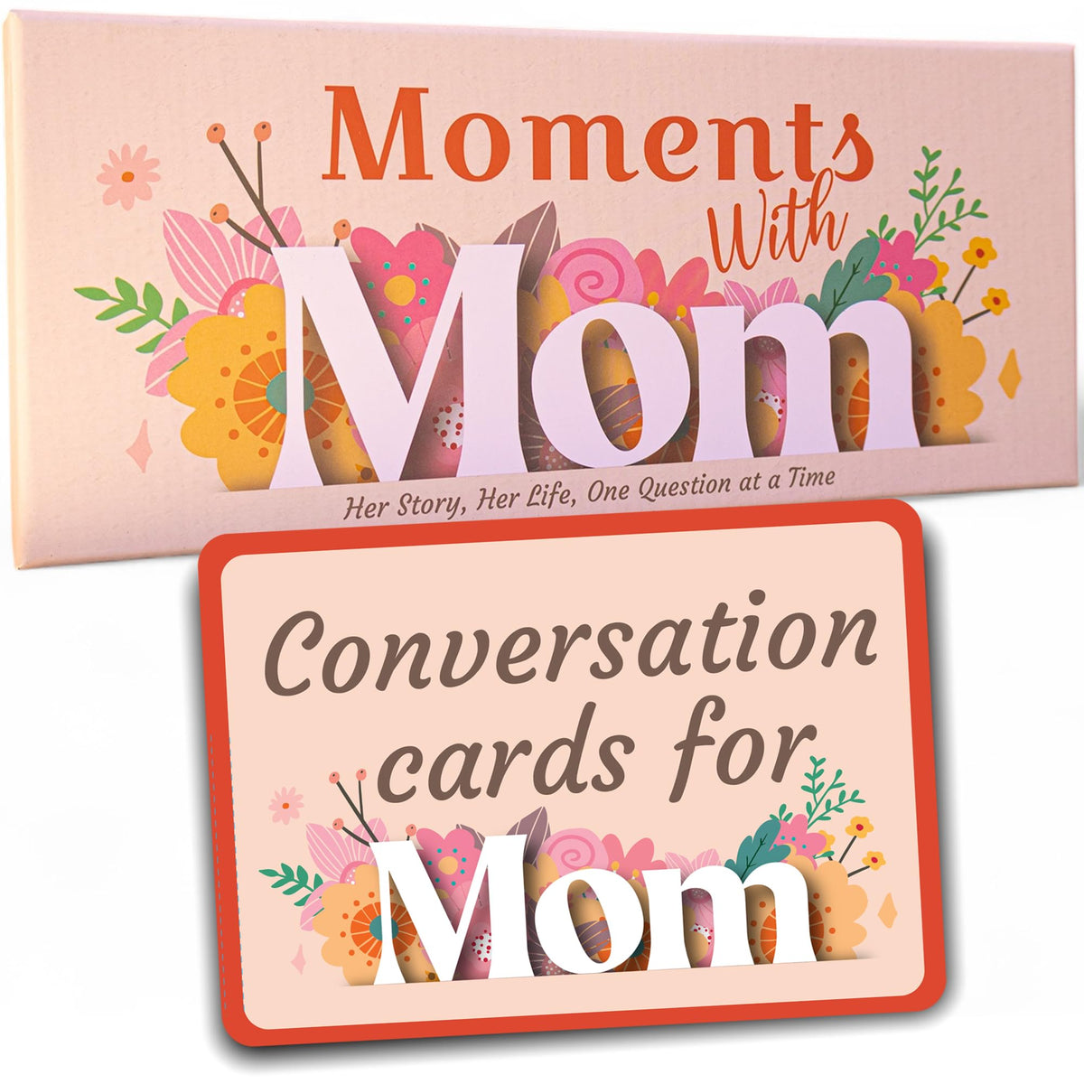 Game That Song Moments with Mom card pack fan-out promotes bonding with 120 questions.
