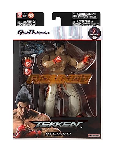 Game Dimensions Kazuya Mishima display stand with posed figure