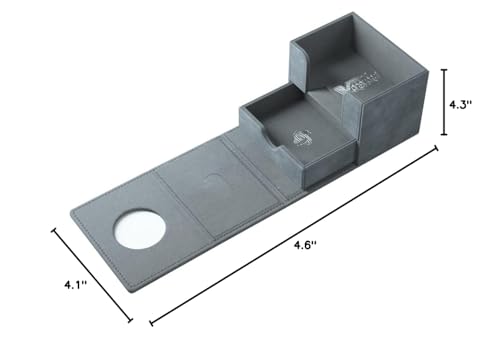 Gamegenic Brandt Gate gray magnet closure; secure transport for Vanguard decks.