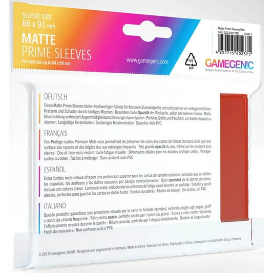 Gamegenic matte front reduces reflections for easier viewing.