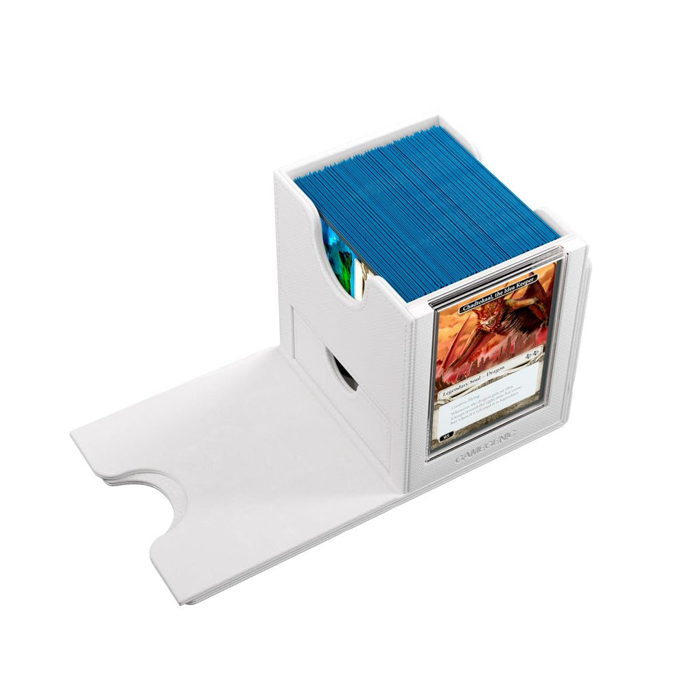 Gamegenic Sidekick Pro 100+ XL convertible cover clips to bottom for space.