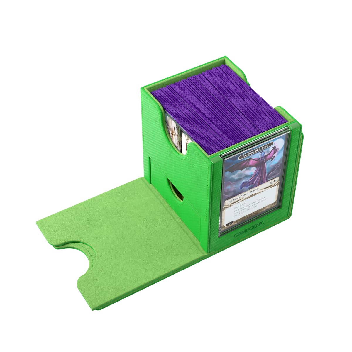 Gamegenic Sidekick Pro 100+ XL magnetic closure keeps cards secure during transport.