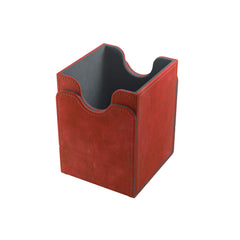 Gamegenic Squire 100+ Red deck box with removable lid enabling flexible access.