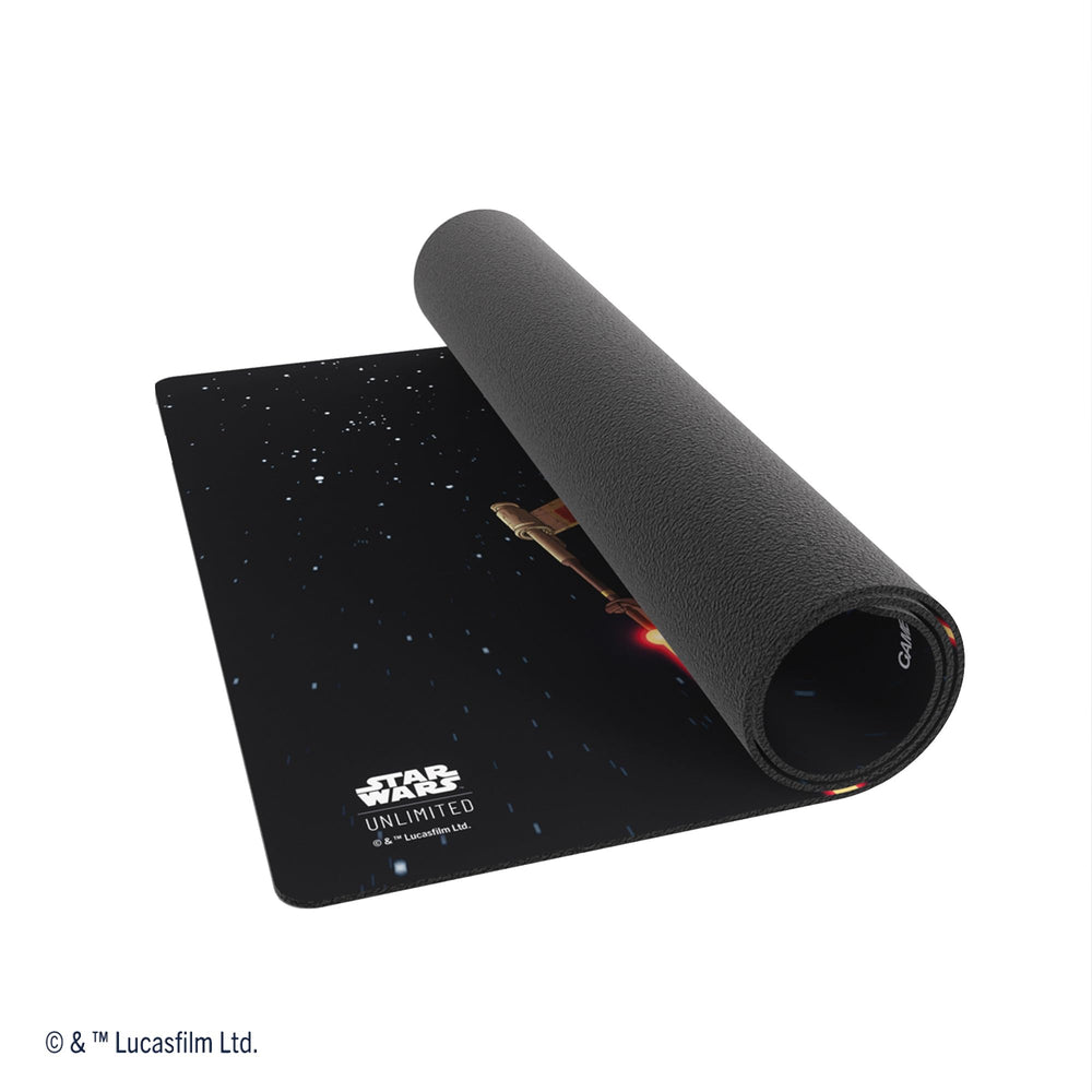 Gamegenic Star Wars Unlimited X-Wing Prime Game Mat – vibrant design enhances the table atmosphere.