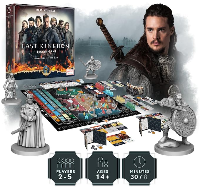 Gamelyn Games Last Kingdom Dane vs Saxon conflict components for strategic gameplay