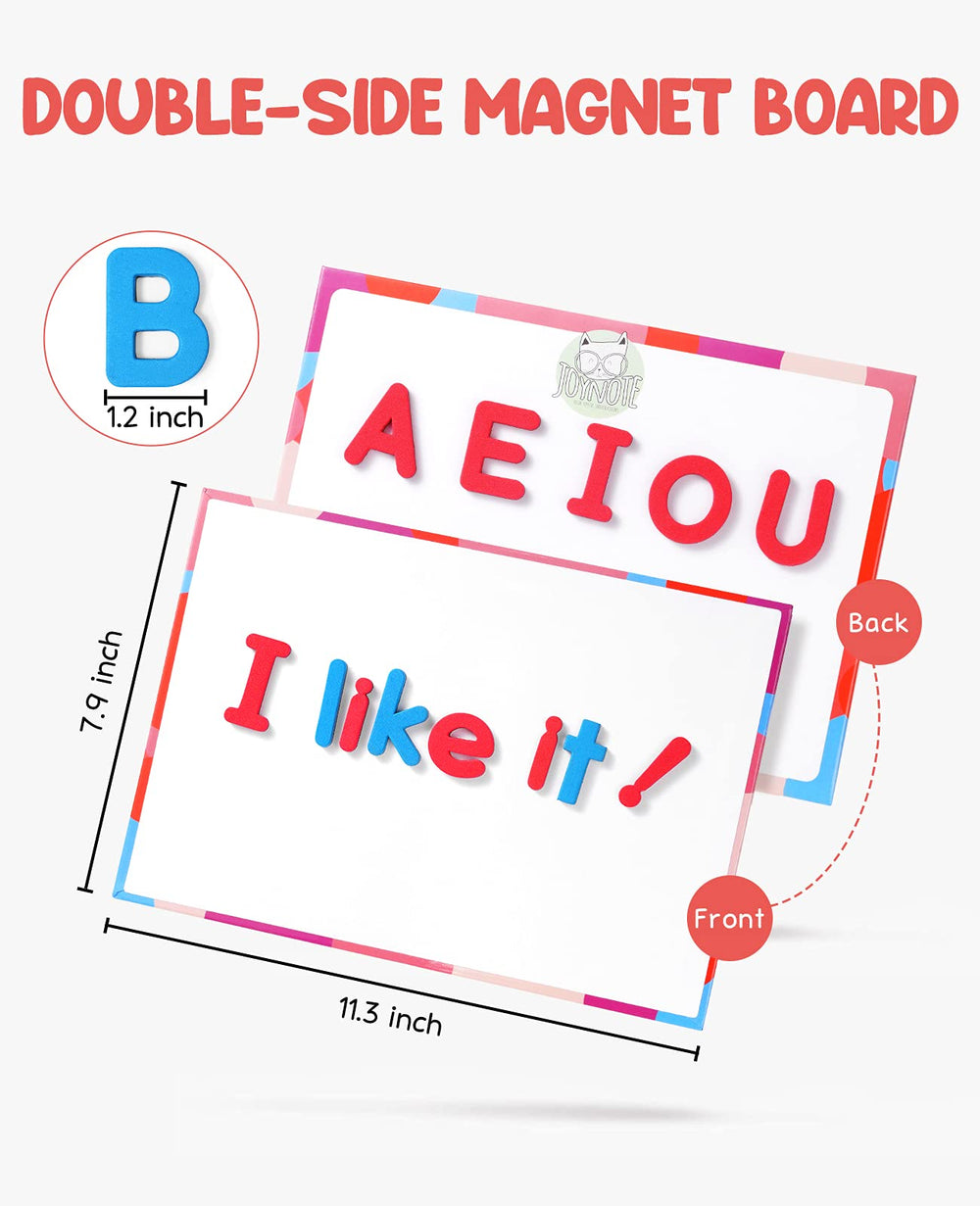 GAMENOTE foam alphabet letters are soft and washable for easy handling.