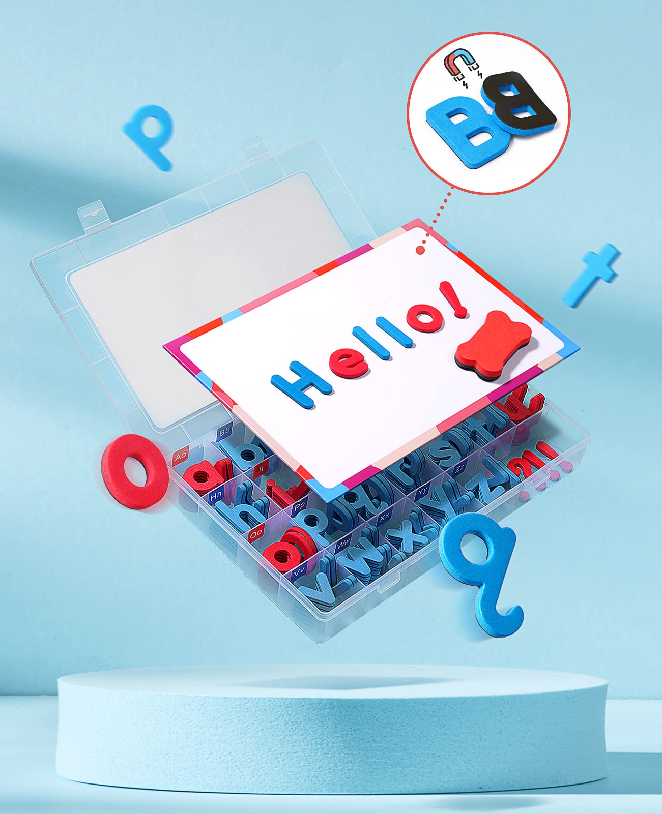 GAMENOTE letters stick to fridge or board for demonstrations.