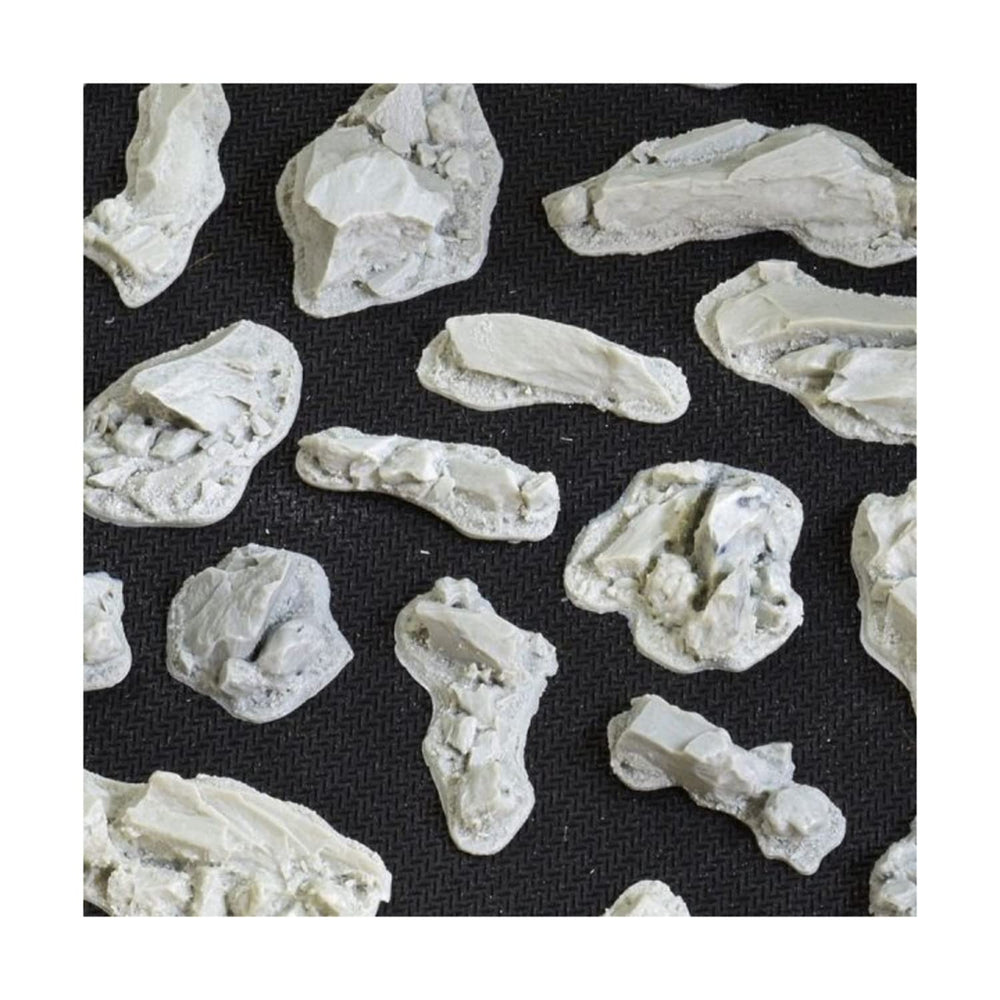 Gamers Grass Basing Bits Rocks components ideal for acid-bedrock terrain accents.