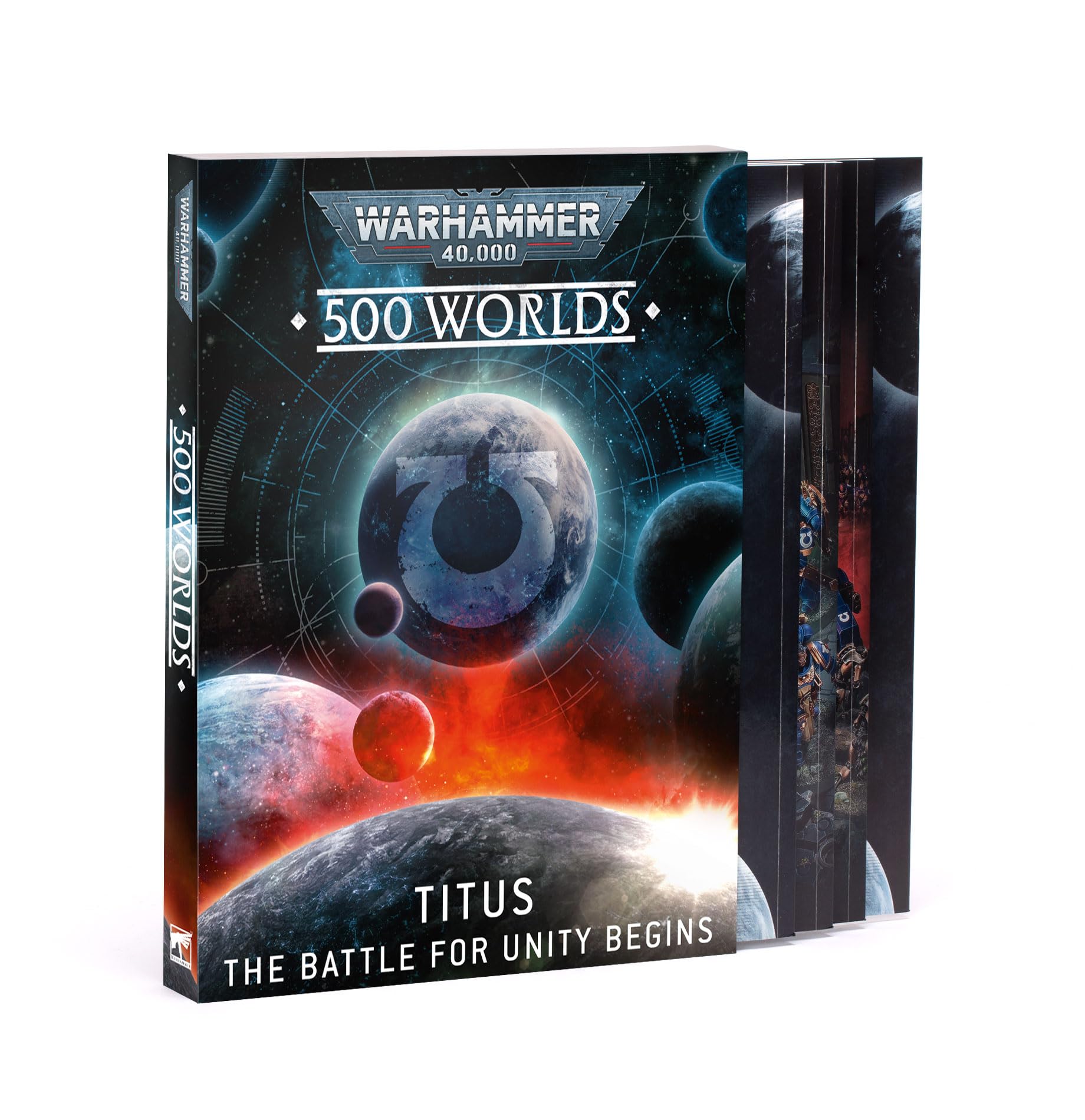 Games Workshop 500 Worlds Titus box set cover, ideal for launching a new narrative campaign.