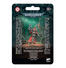 Games Workshop Adeptus Mechanicus Technoarcheologist figure for tabletop battles and painting practice.