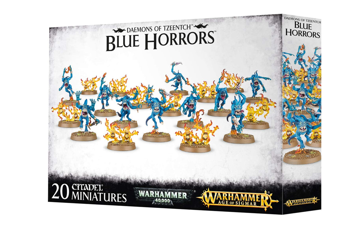 Games Workshop Blue and Brimstone Horrors kit for dynamic on-table action and display