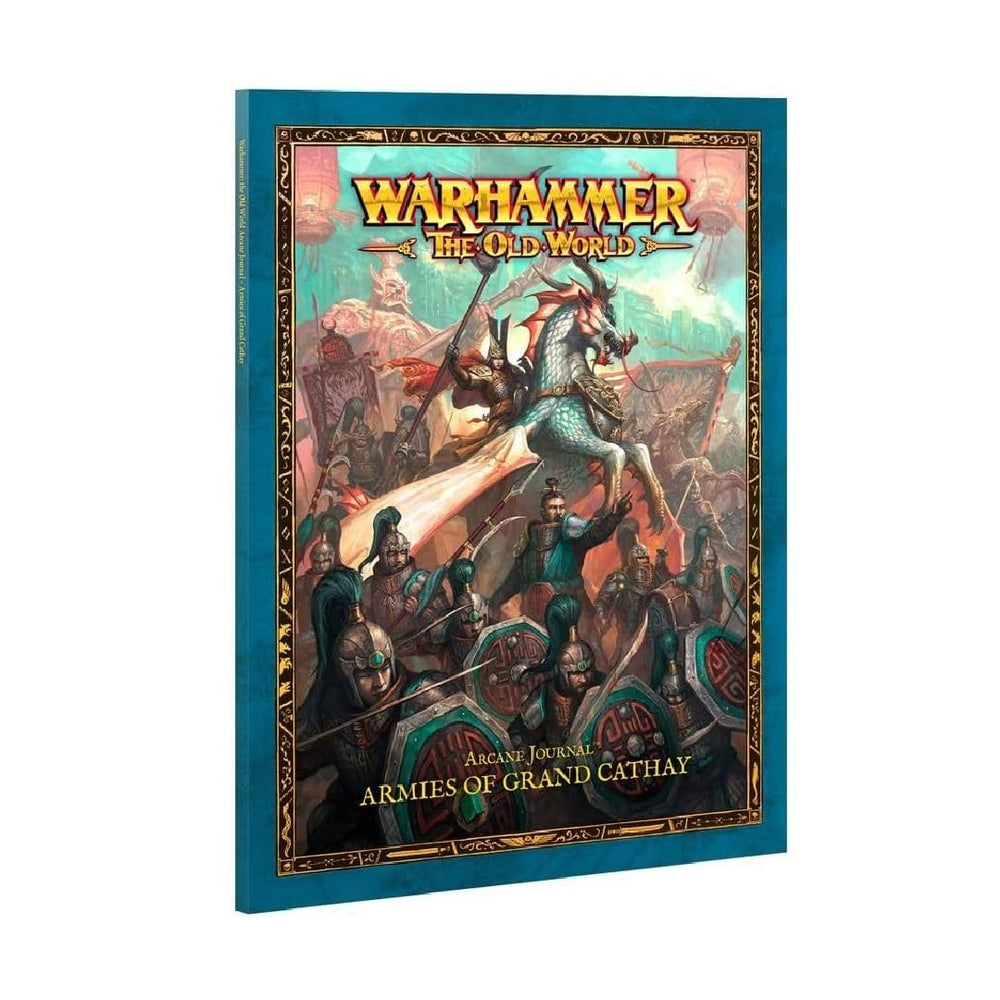 Games Workshop Arcane Journal cover art featuring Grand Cathay, ideal for collectors.