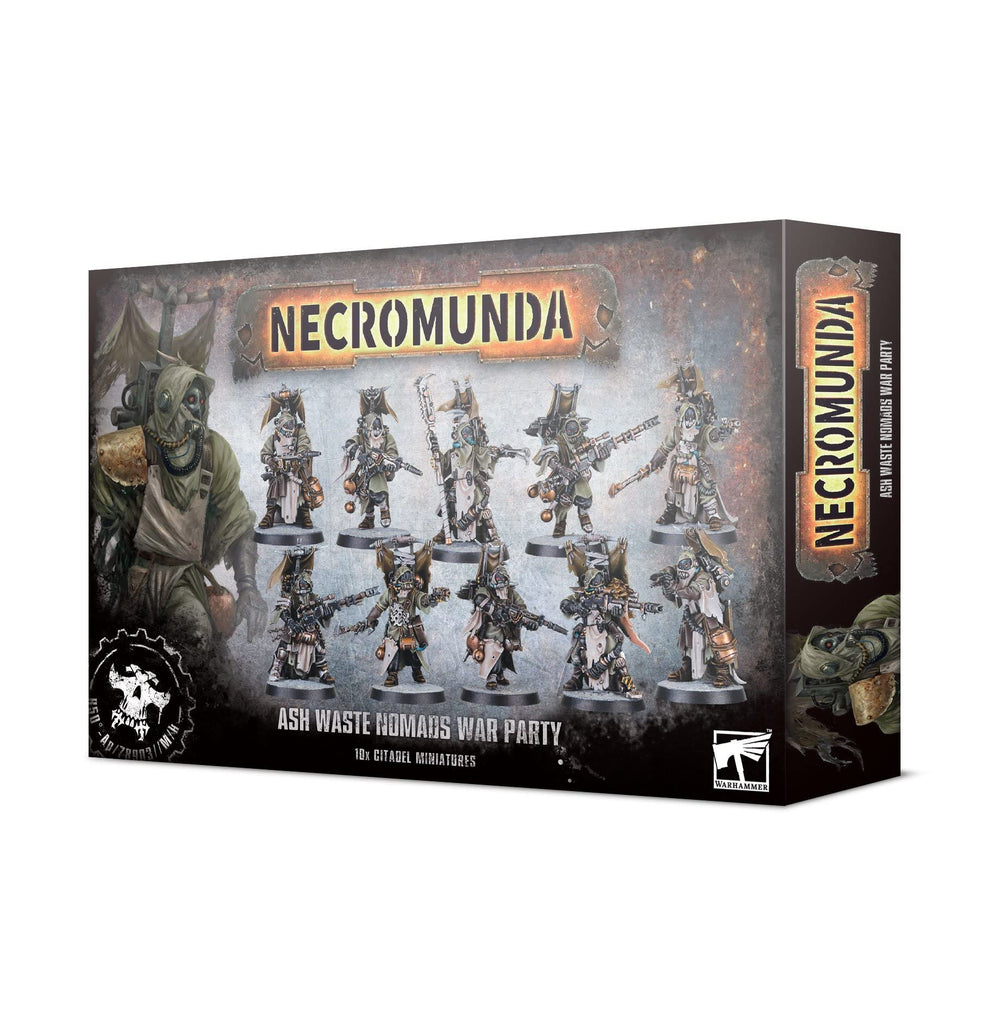 Games Workshop Ash Wastes Nomads bodies for Necromunda, customizable poses and gritty visuals.