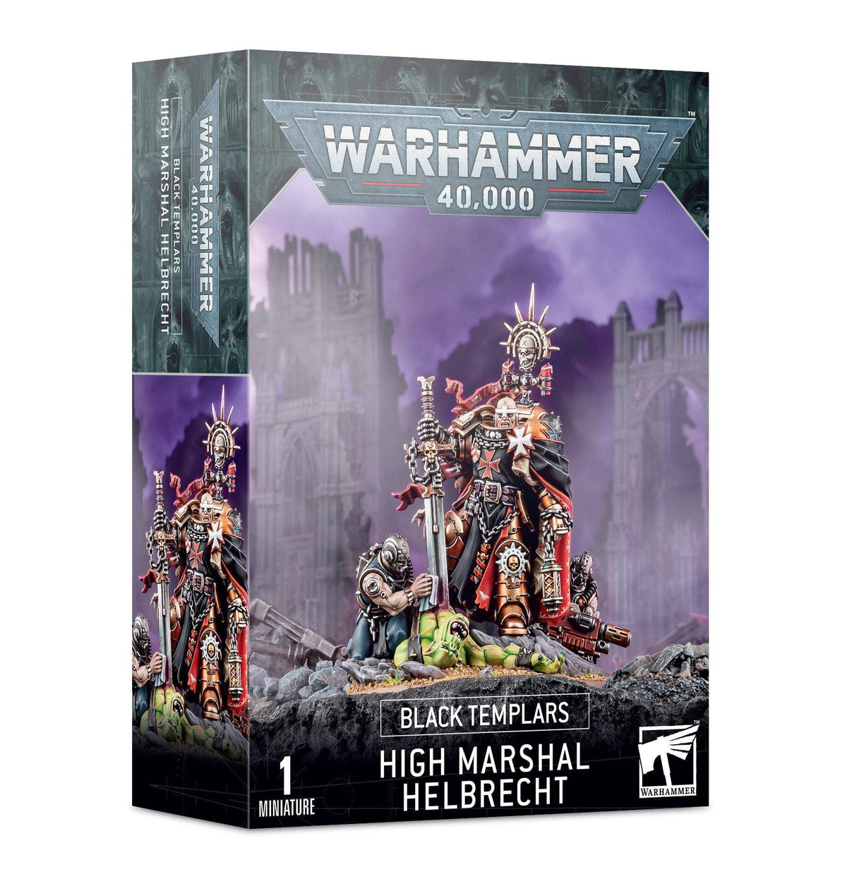 Games Workshop Black Templars Helbrecht miniature for tabletop battles and display