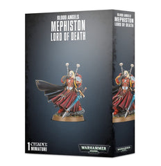 Games Workshop Blood Angels Mephiston Lord of Death miniature, front view for display and painting inspiration.
