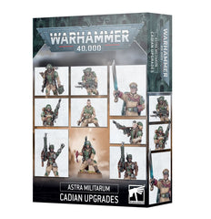 Games Workshop Cadian Upgrades sprue for customizable Shock Troops and officers.