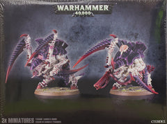 Games Workshop Carnifex Brood assembly poses showcase versatile pose options for tabletop games.