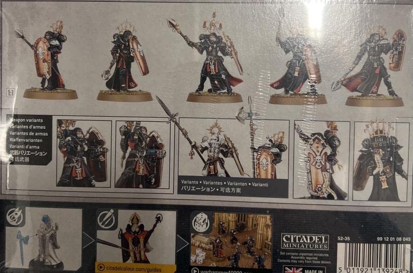 Games Workshop Celestian Sacresants pose-ready figures for dynamic tabletop plays.