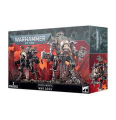 Games Workshop Chaos Knights War Dogs pose miniature for tabletop battles and hobby painting