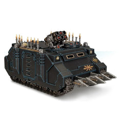 Games Workshop Chaos Rhino side-left view emphasizes spacious cargo area for quick deployment.