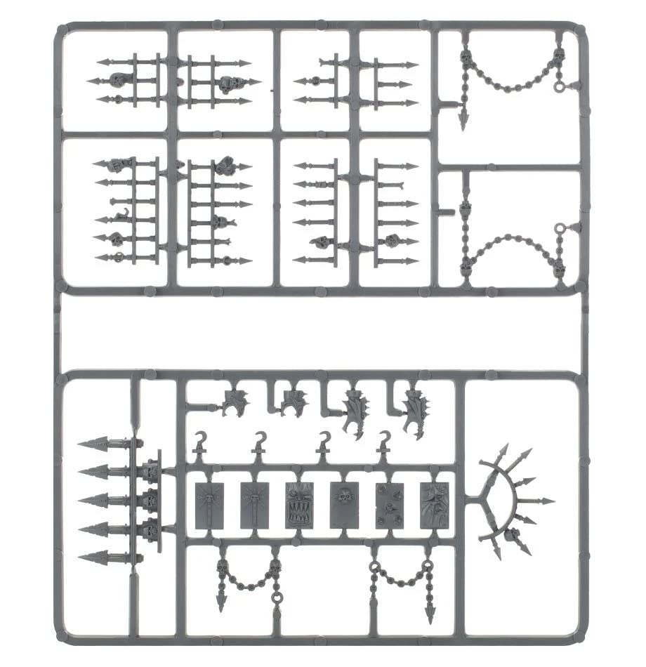 Games Workshop Chaos Rhino top view displays overall silhouette and scale.
