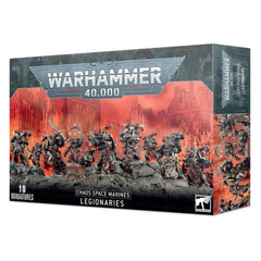 Games Workshop Chaos Space Marines Legionaries miniature, ready for painting and epic tabletop battles