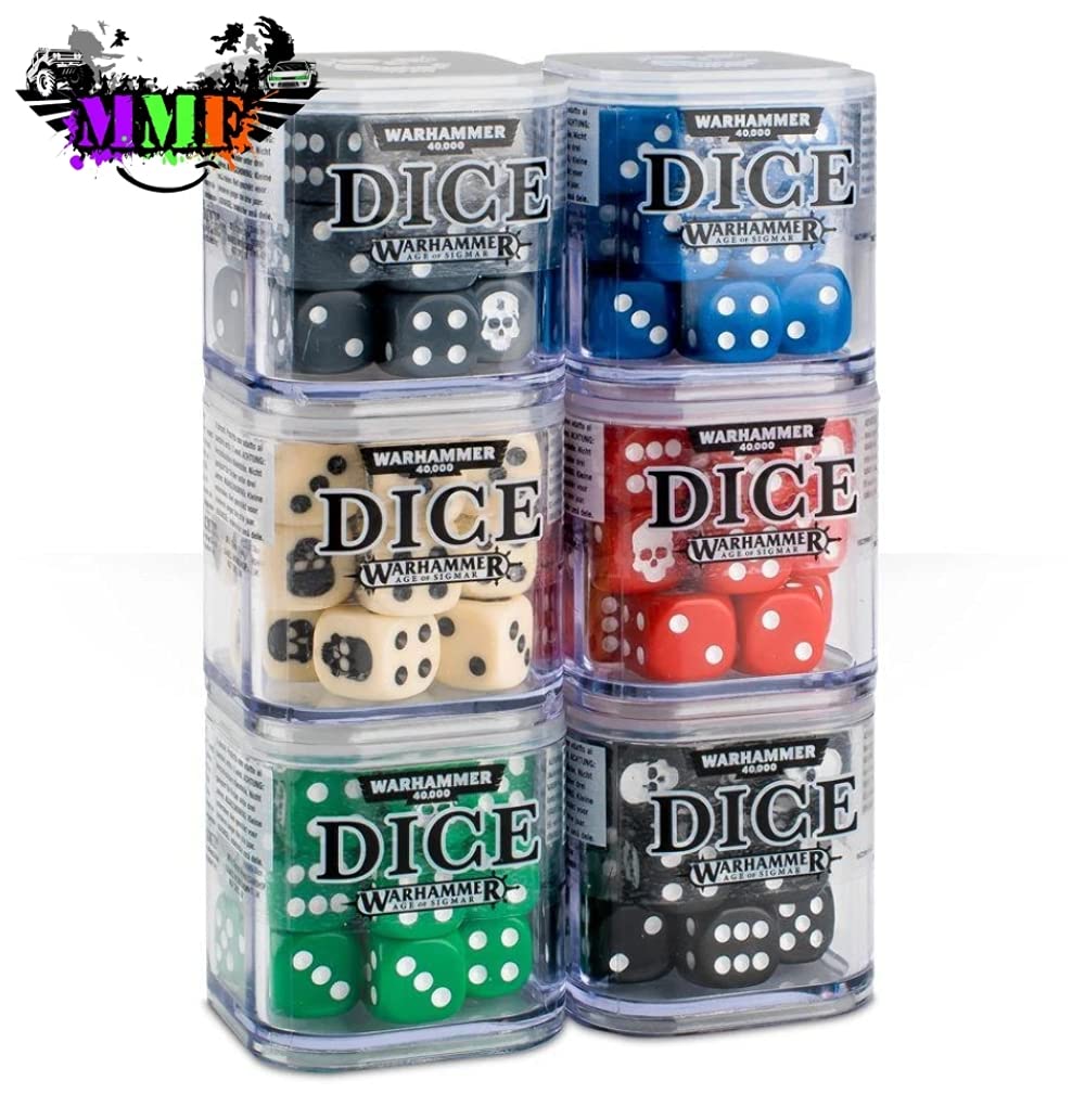 Games Workshop Citadel 12mm dice set for tabletop battles, reliable results for immersive gameplay.