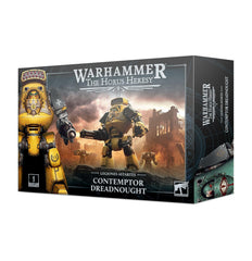 Games Workshop Contemptor Dreadnought front view for tabletop battles and display.