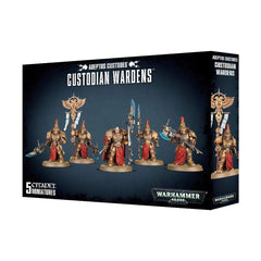 Games Workshop Custodian Wardens (Black) for tabletop battles and display.
