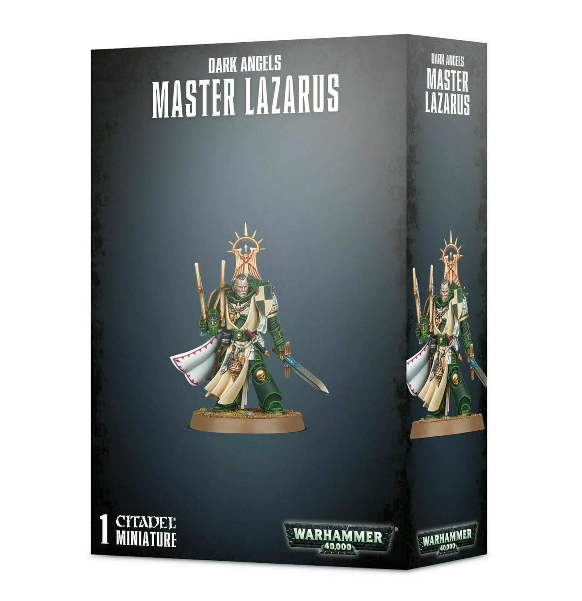 Games Workshop Dark Angels Master Lazarus figure for tabletop battles and display